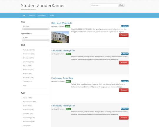 Student Zonder Kamer Logo
